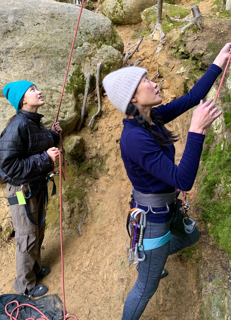 Shane-and-daughter-rock-climbing